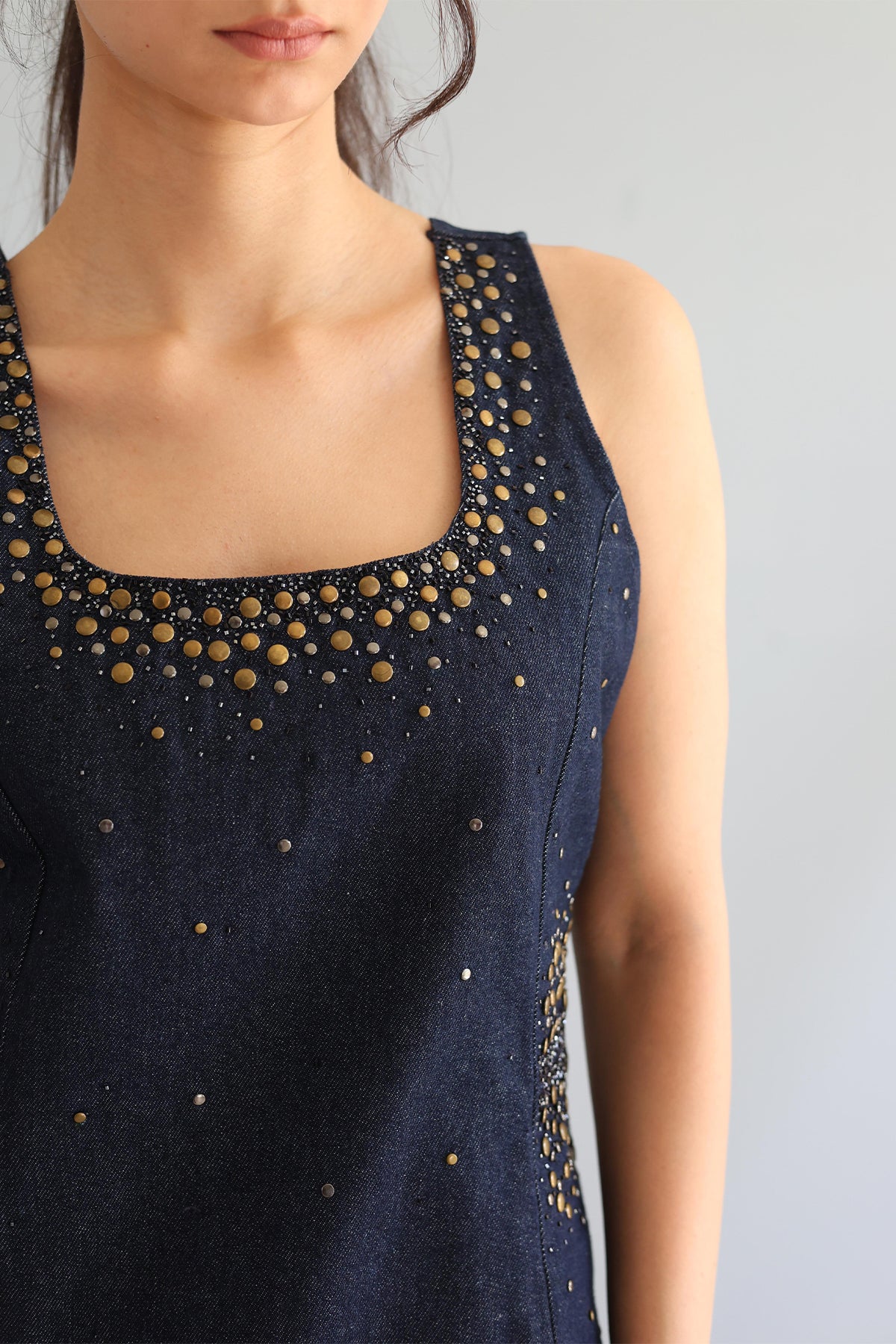 Midnight Blue Denim Dress