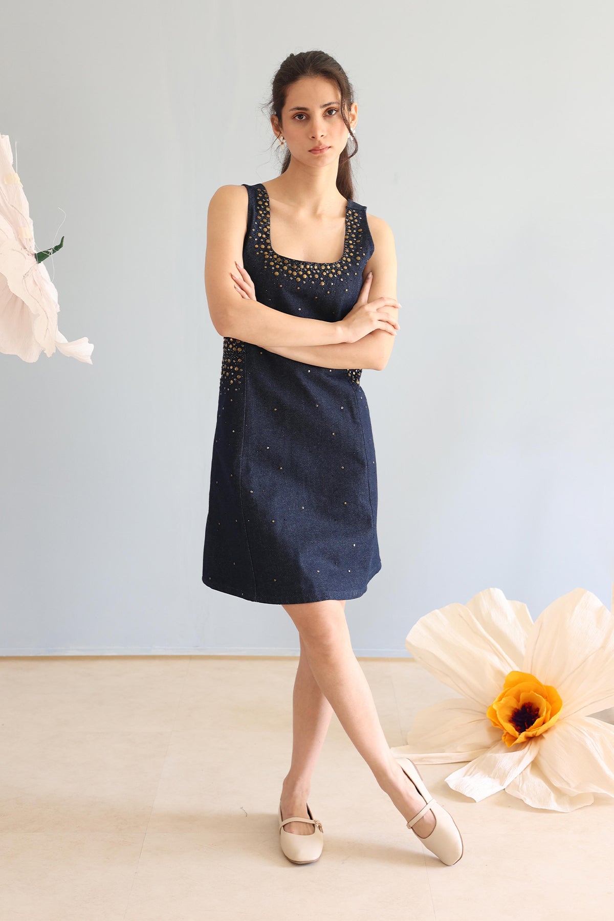 Midnight Blue Denim Dress