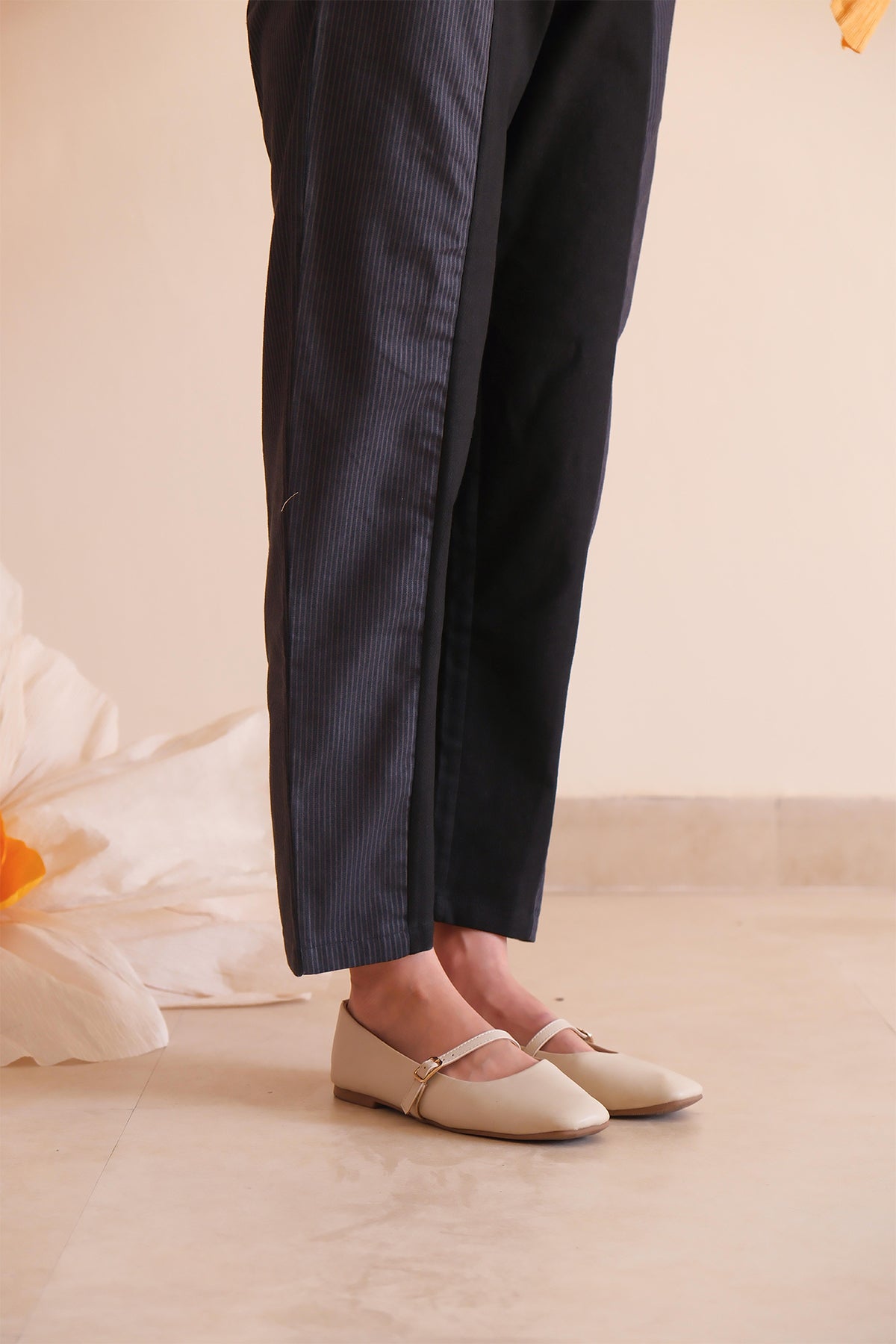 Coal Panelled Pants