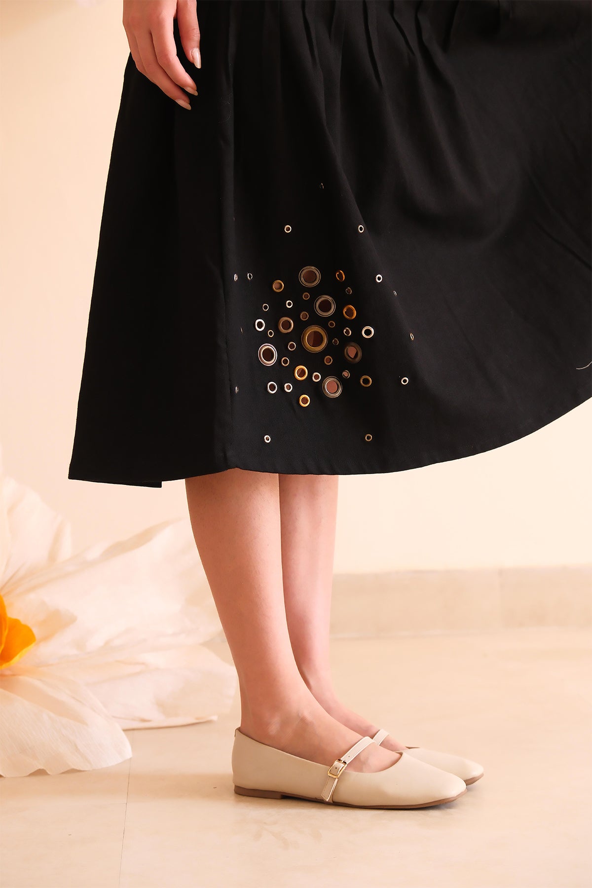 Coal Rivet Skirt