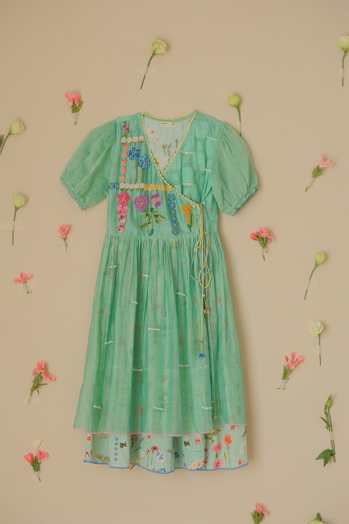 Kids Seaglass Wrap Dress