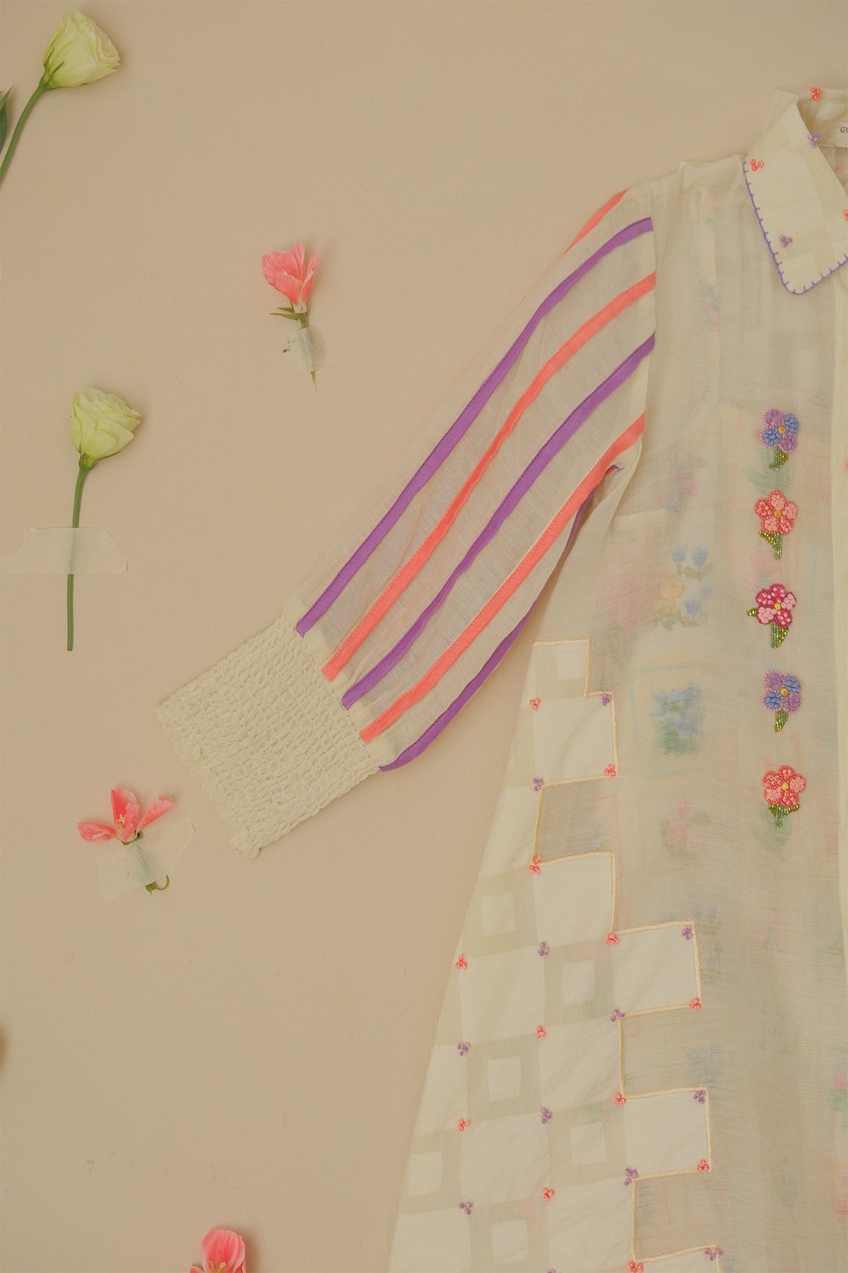 Kids Moonlight Beaded Shirt Dress