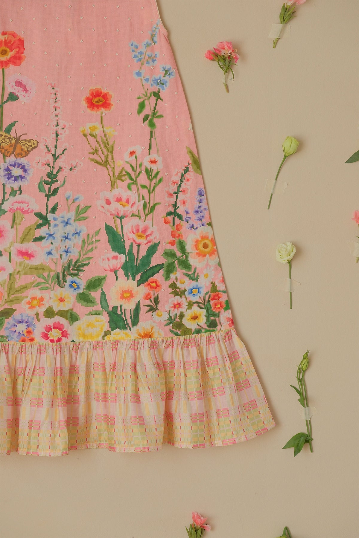 Kids Rose Floral Dress