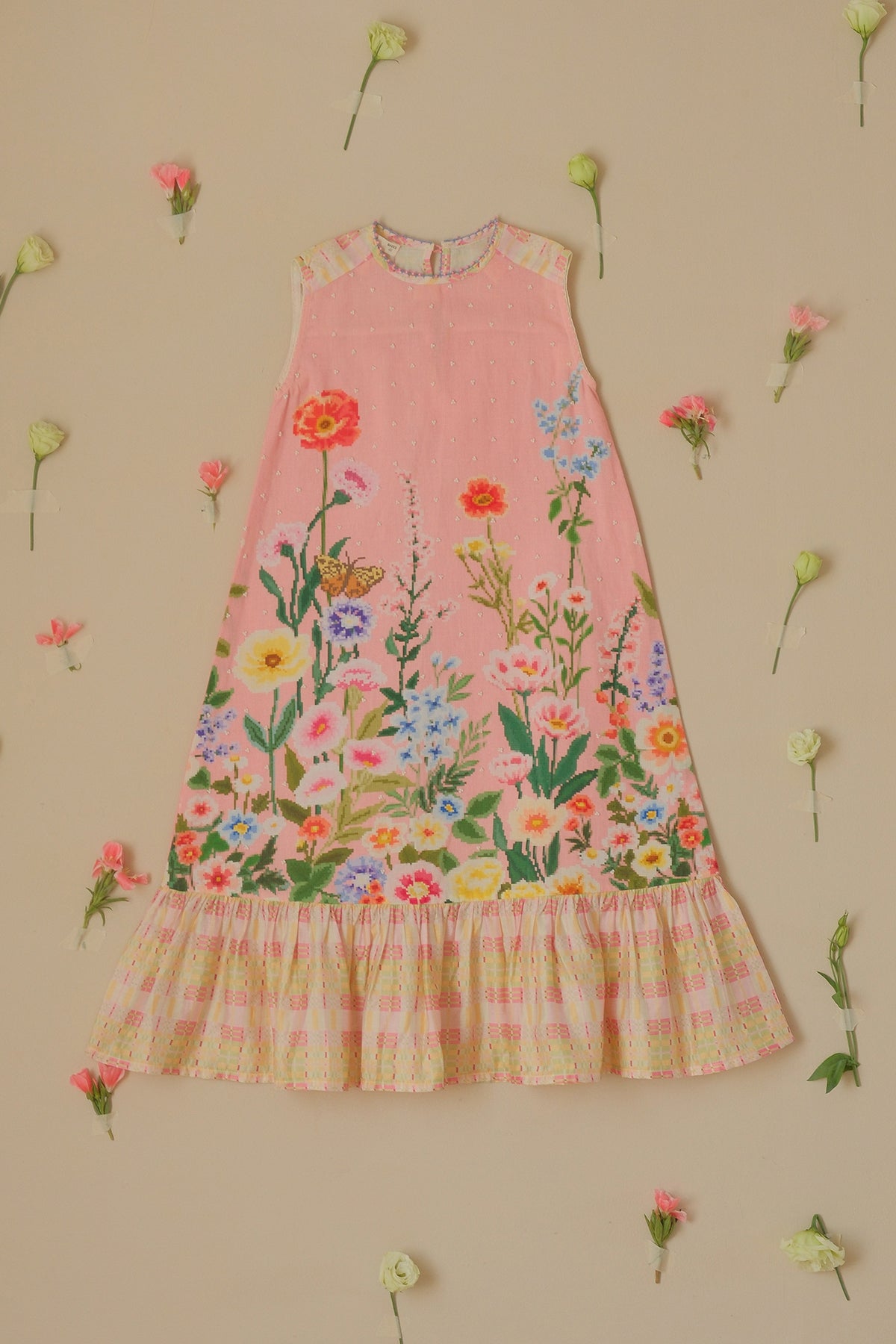 Kids Rose Floral Dress