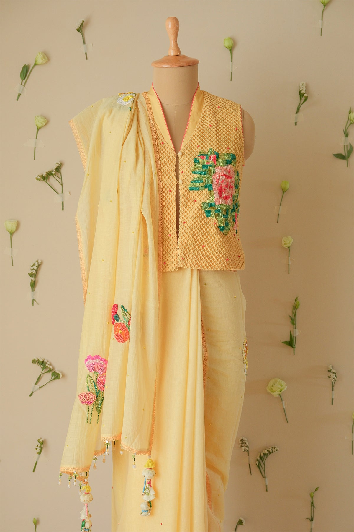 Sunpetal Floral Saree