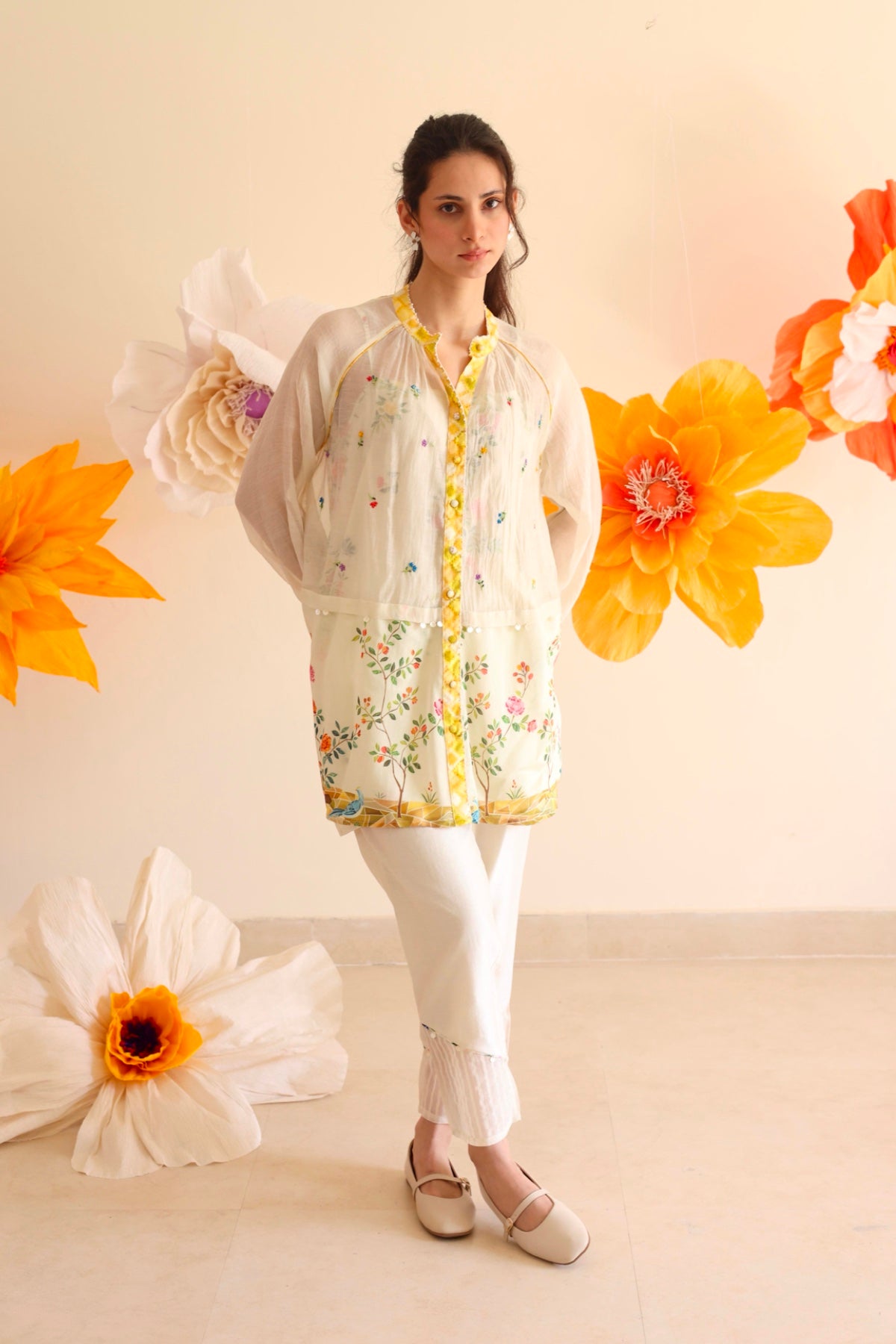 Lumina Printed Floral Shirt