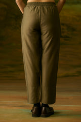 Dusty grey cuffed pants