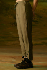 Dusty grey cuffed pants