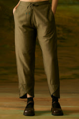 Dusty grey cuffed pants