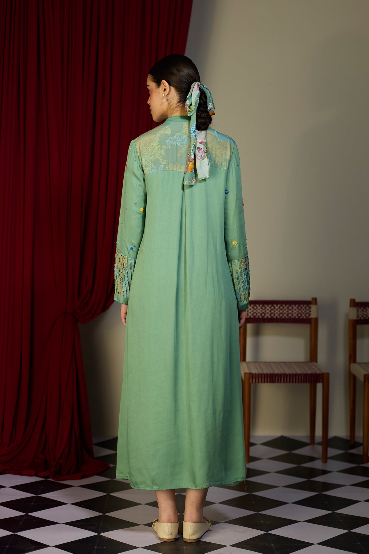 Verdant Green Shirt Dress