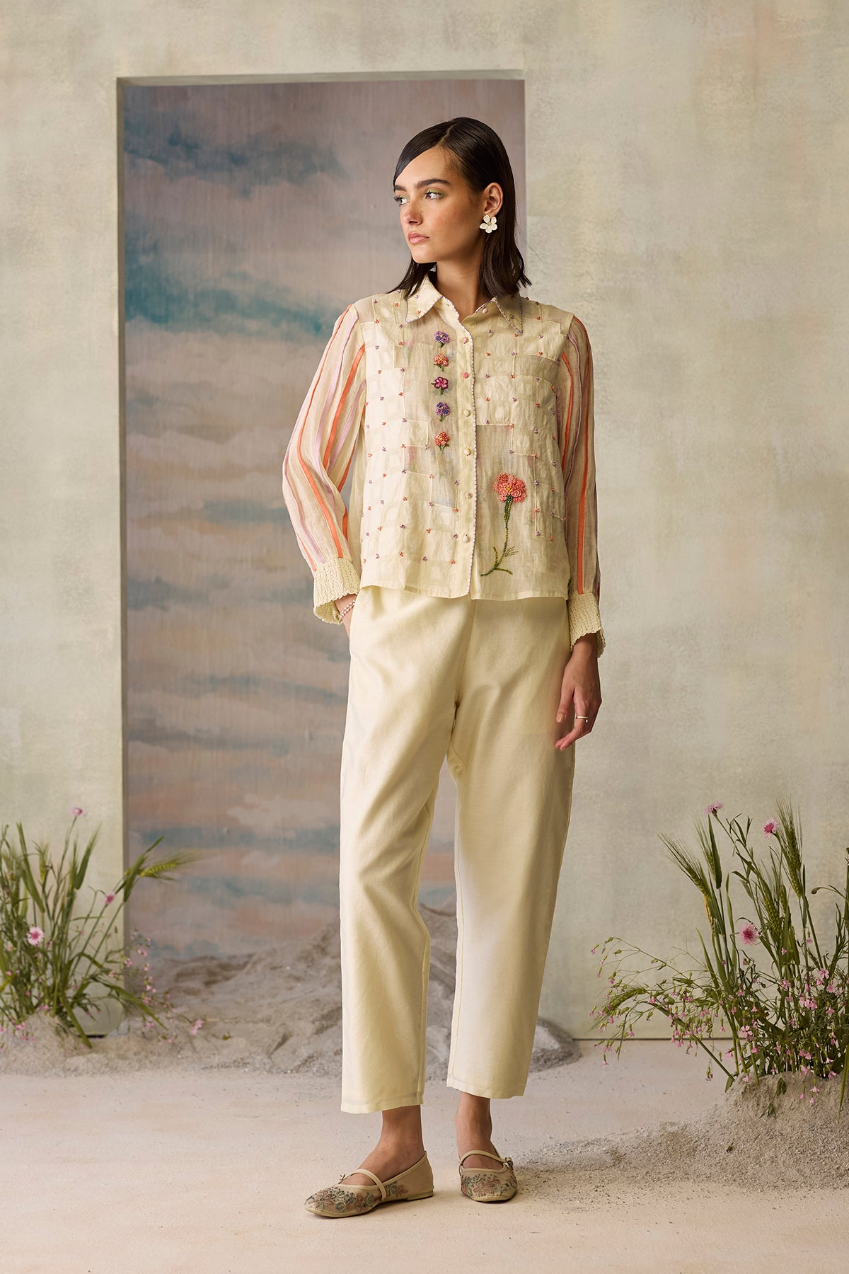 Moonlight Beaded Shirt