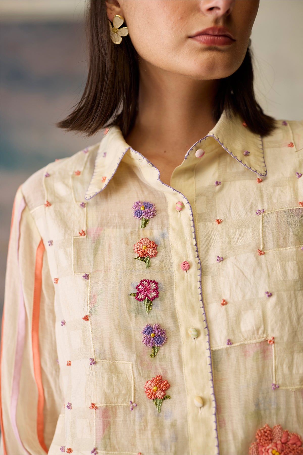 Moonlight Beaded Shirt