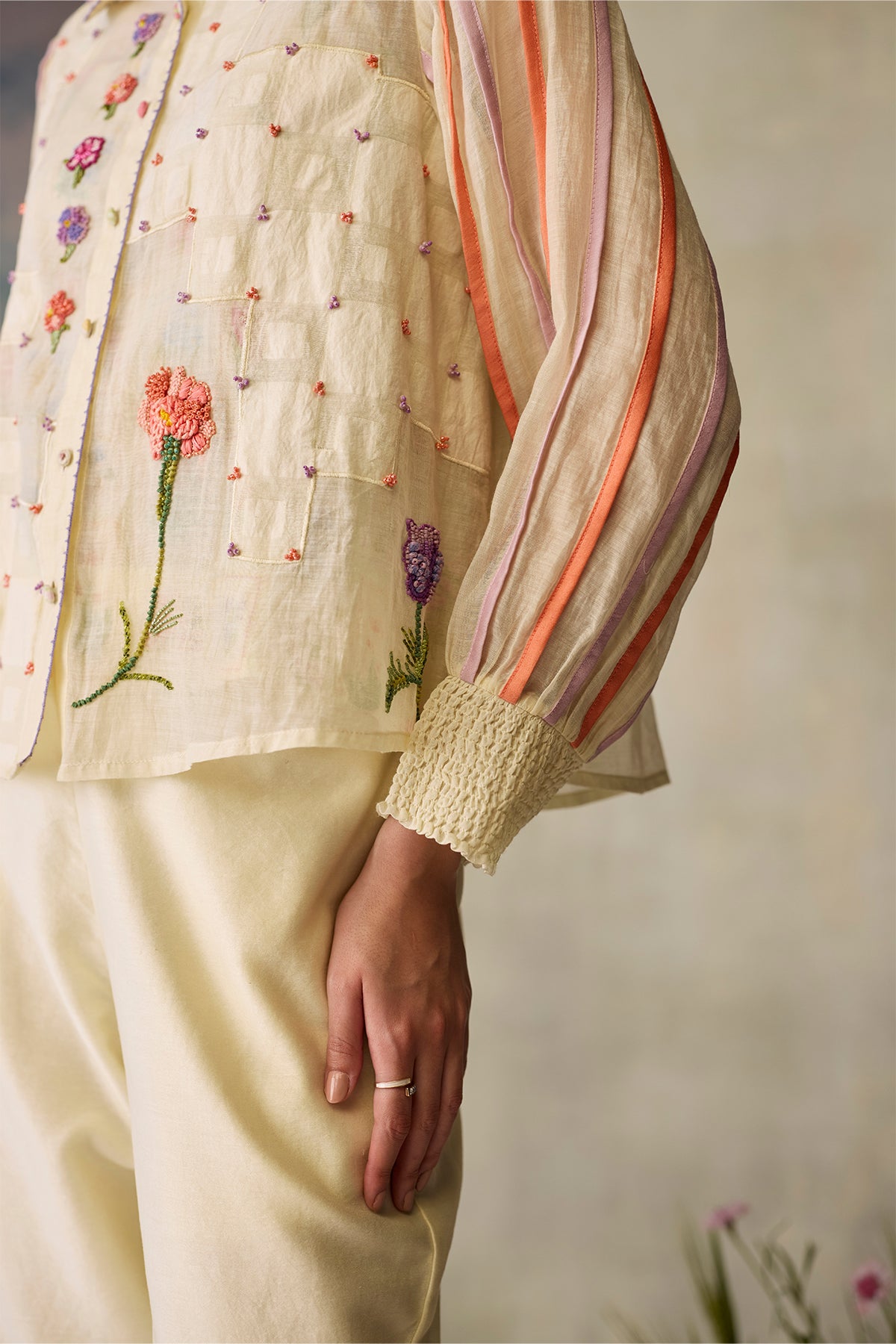 Moonlight Beaded Shirt