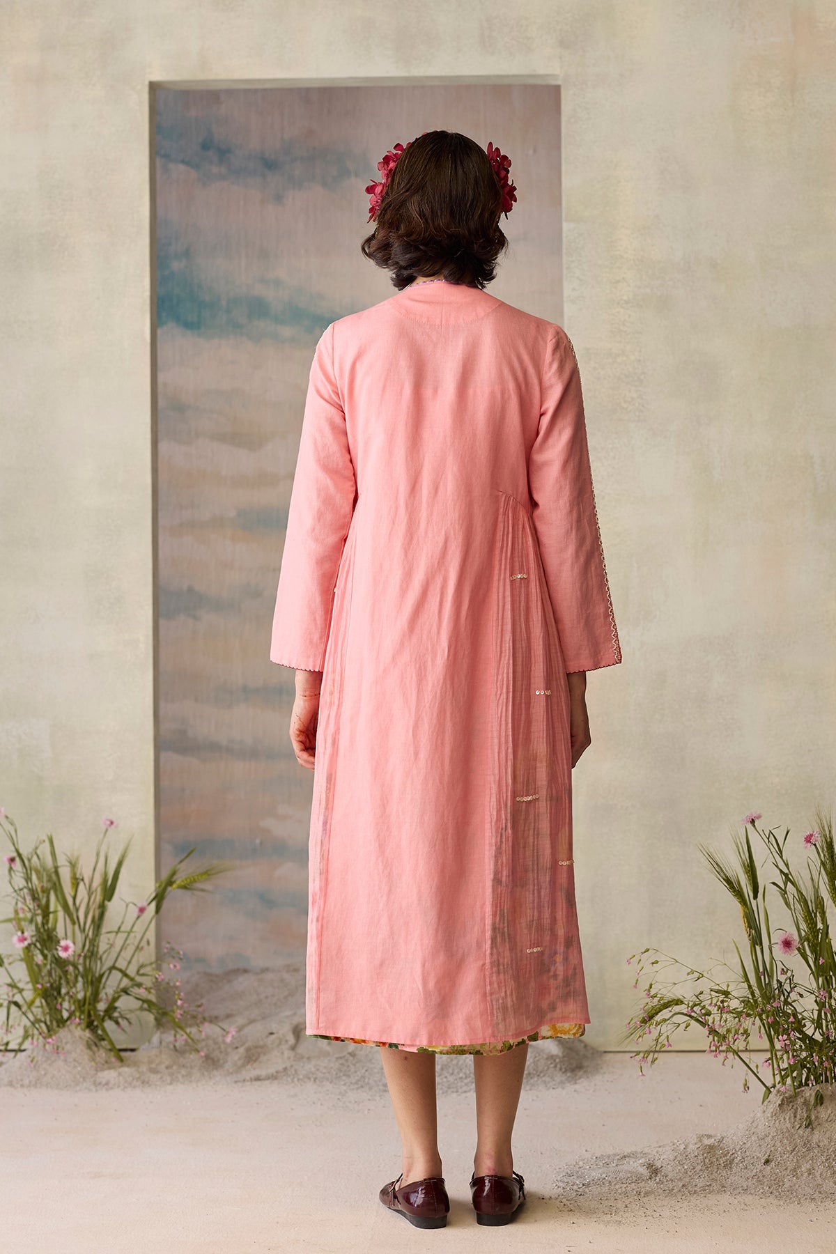 Rose beaded Tunic