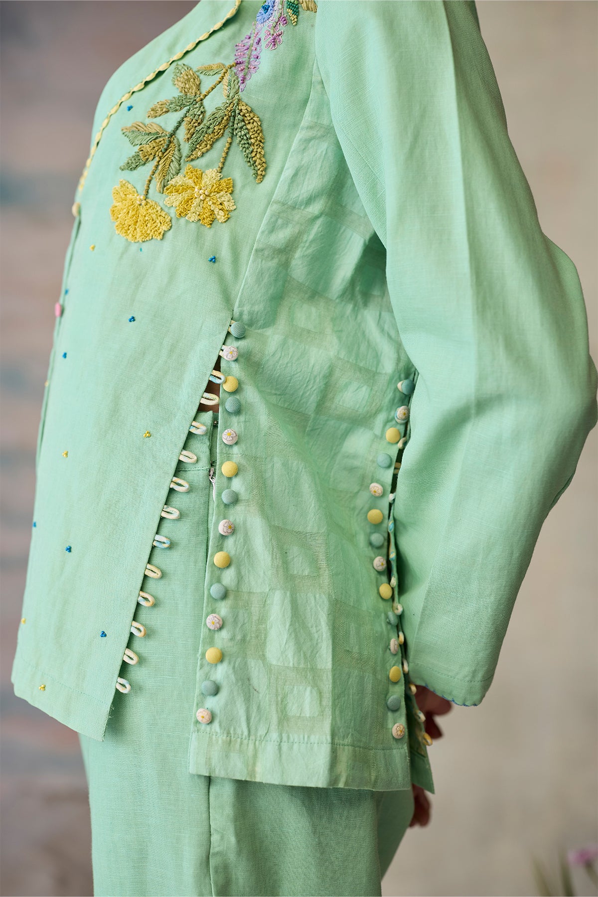 Seaglass Beaded Jacket