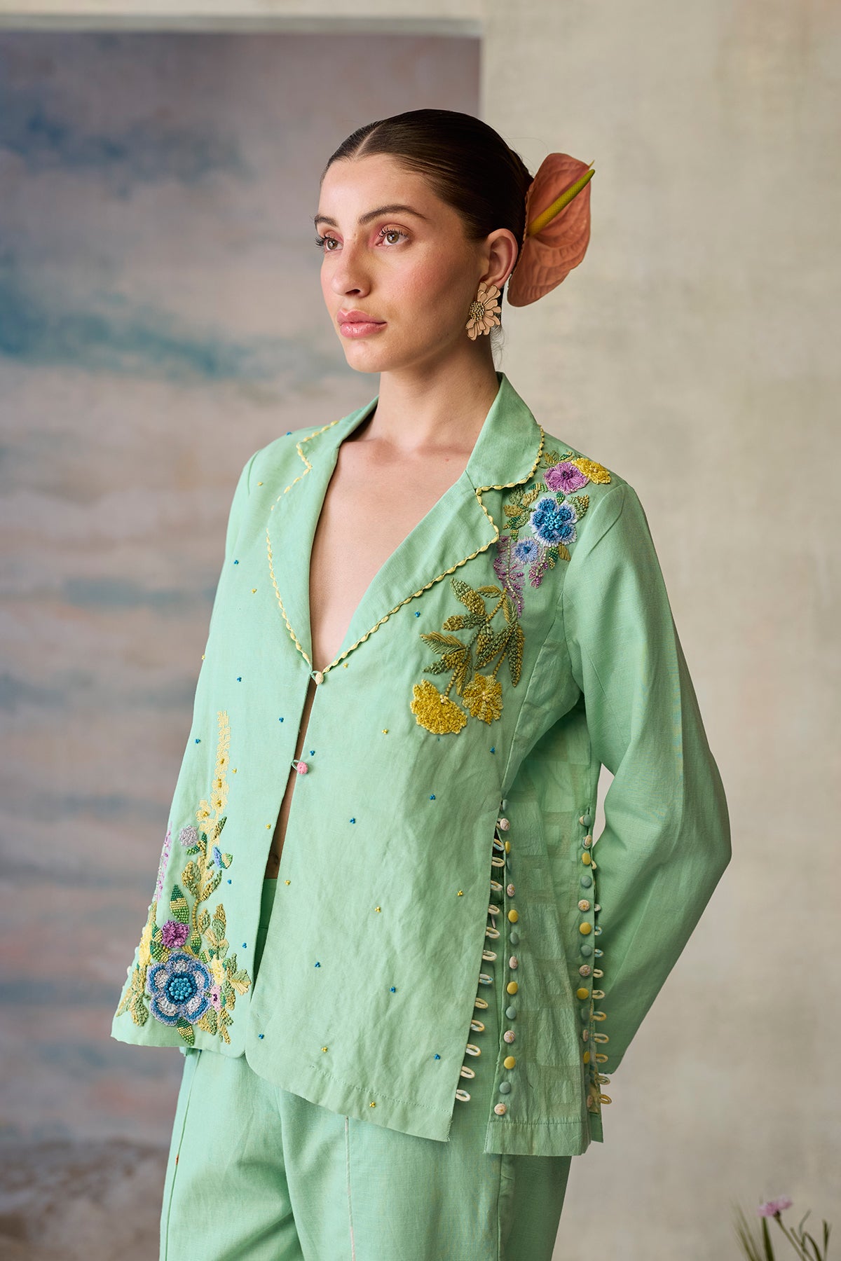 Seaglass Beaded Jacket