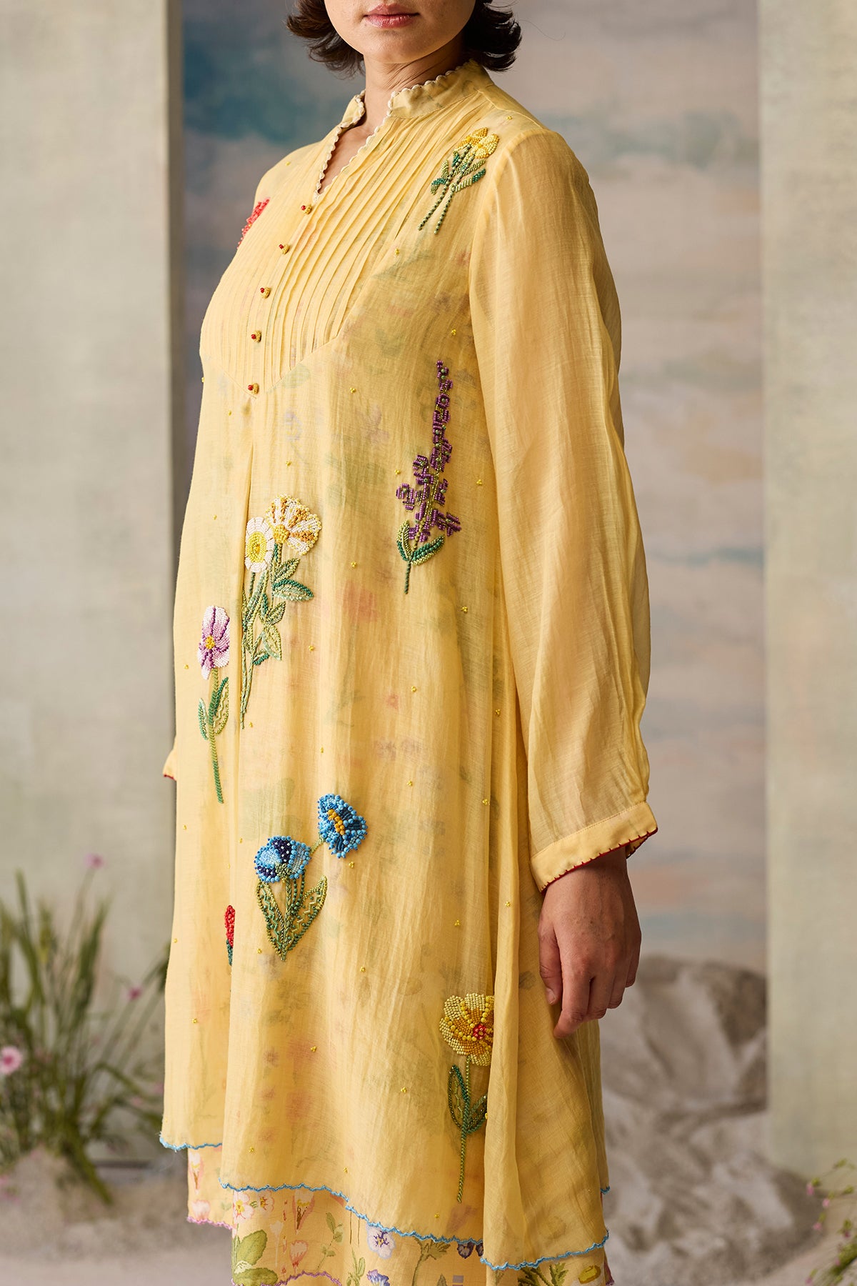 Sunpetal Pintuck Kurta