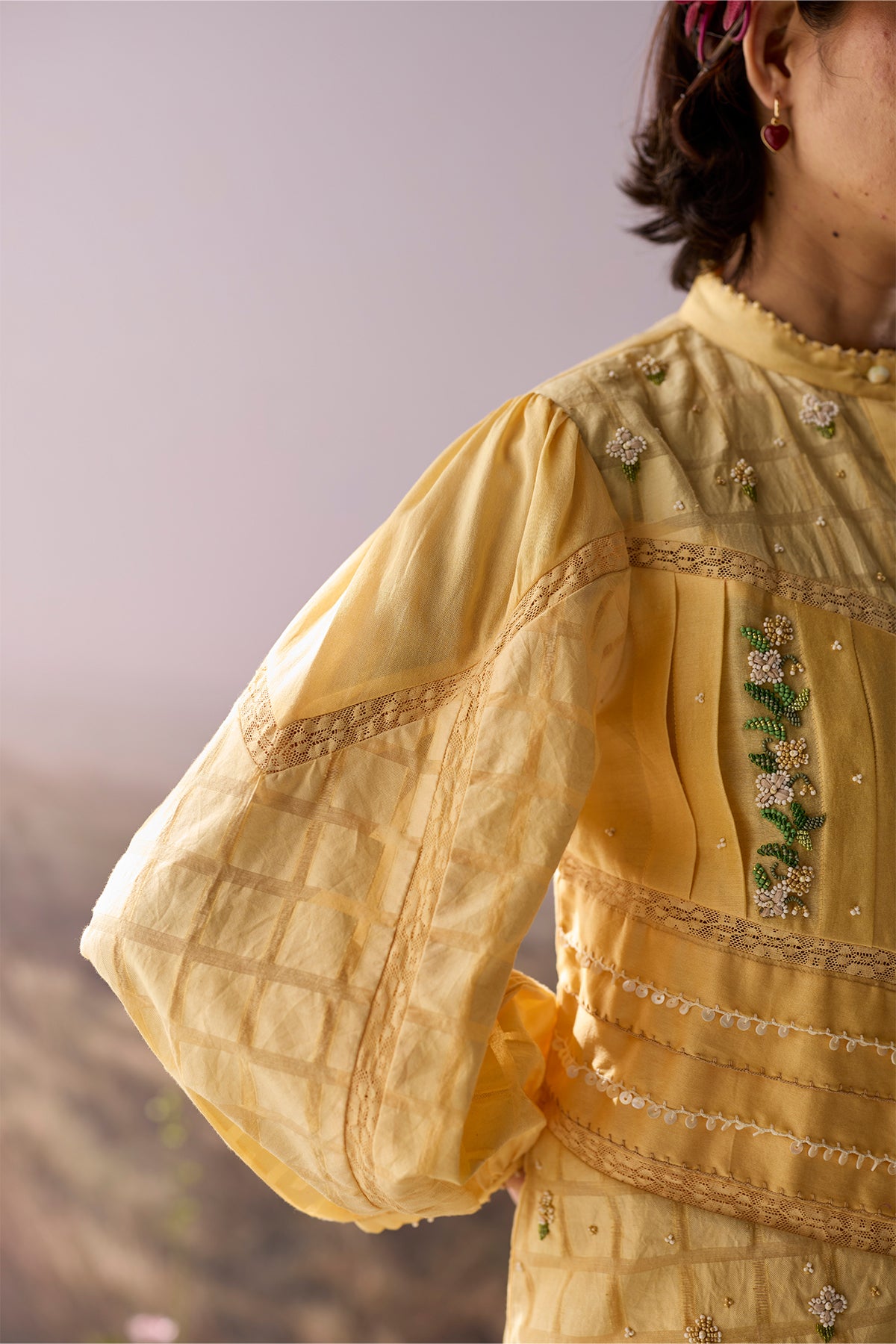 Sunpetal Checkered Shirt