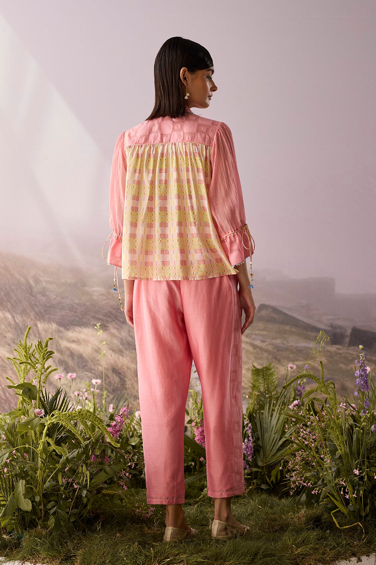 Rose Panelled Pants
