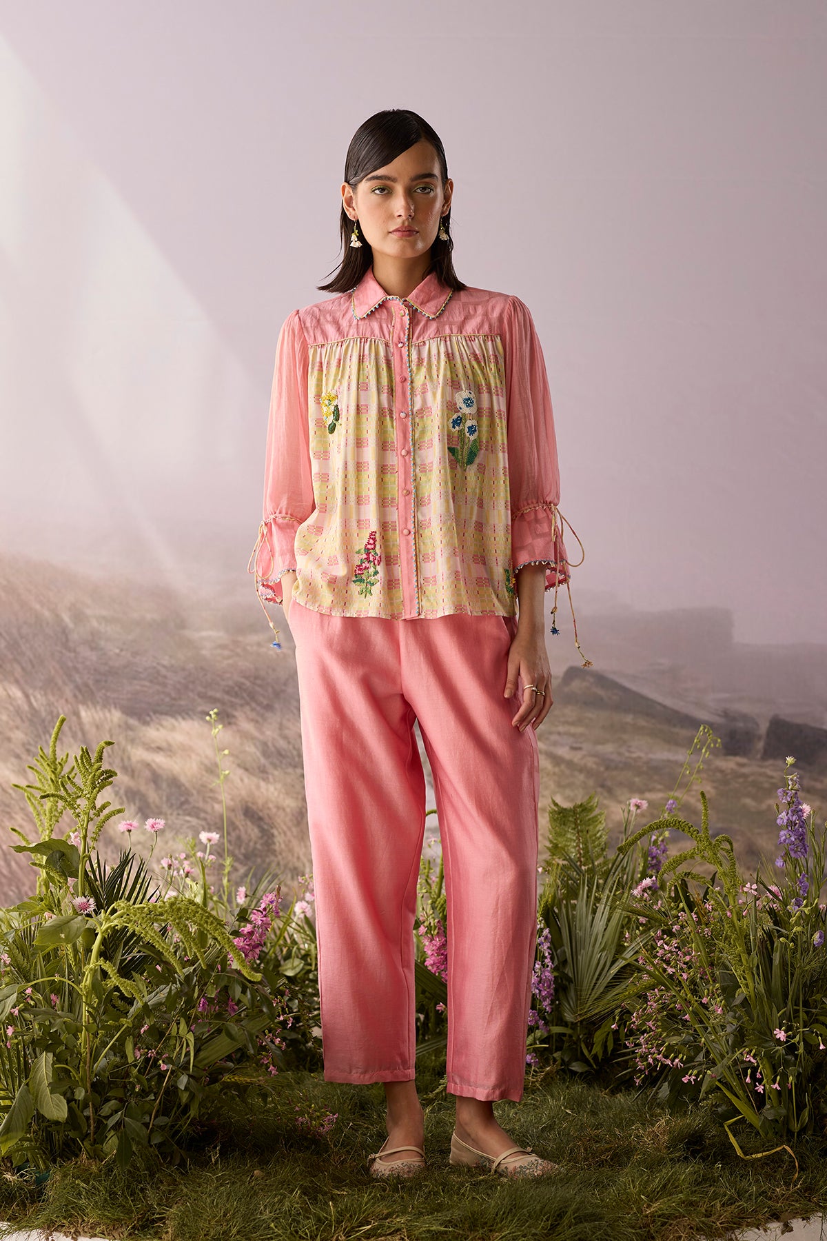 Rose Beaded Shirt