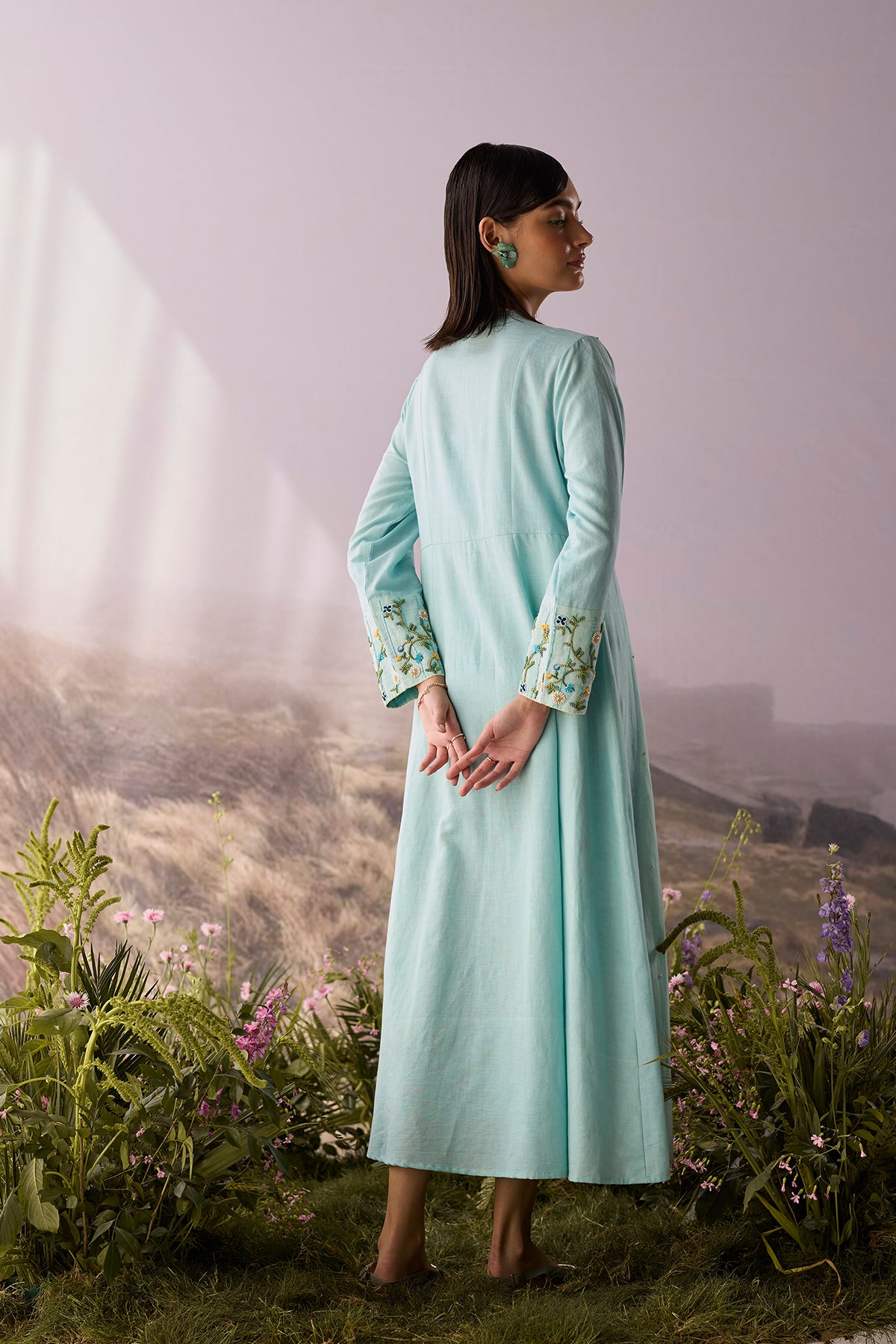 Azure Beaded Tunic
