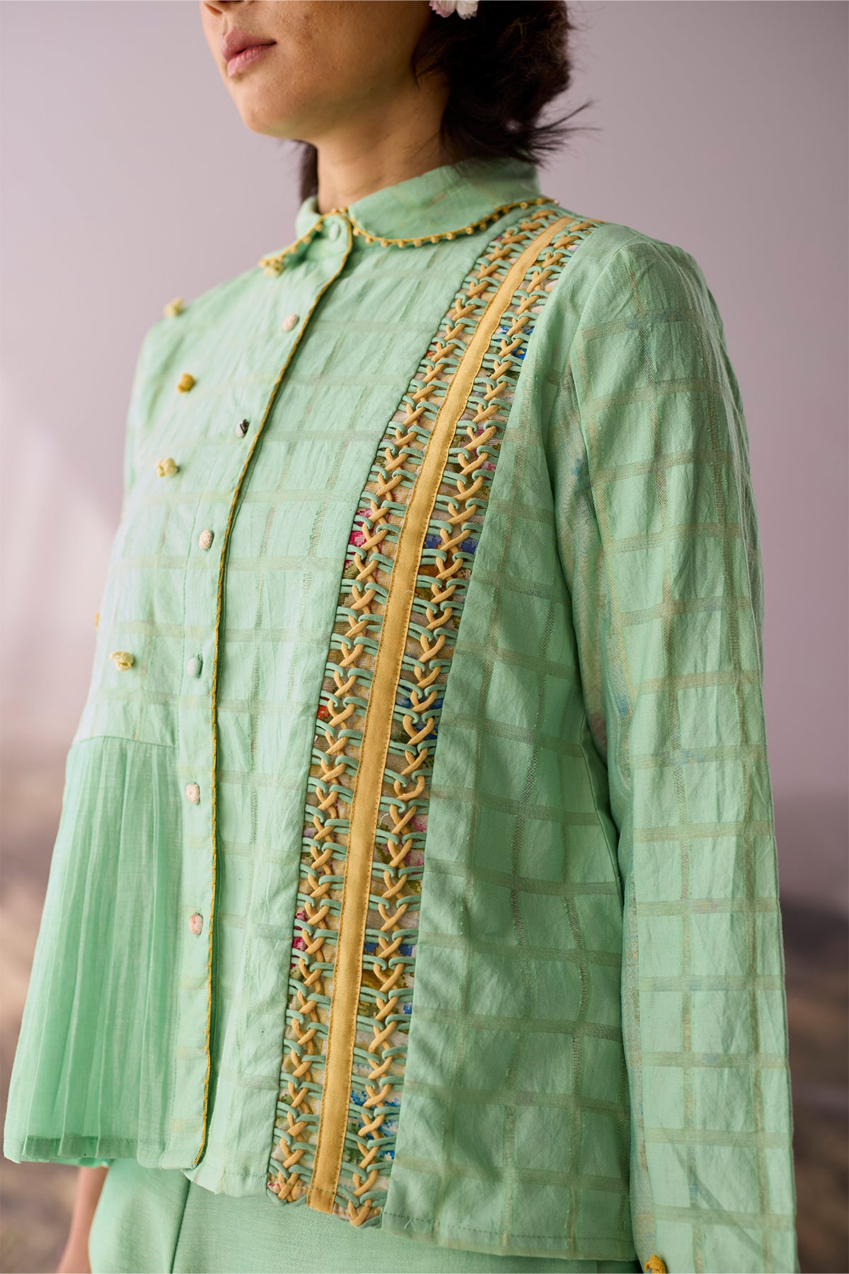 Seaglass Checkered Shirt