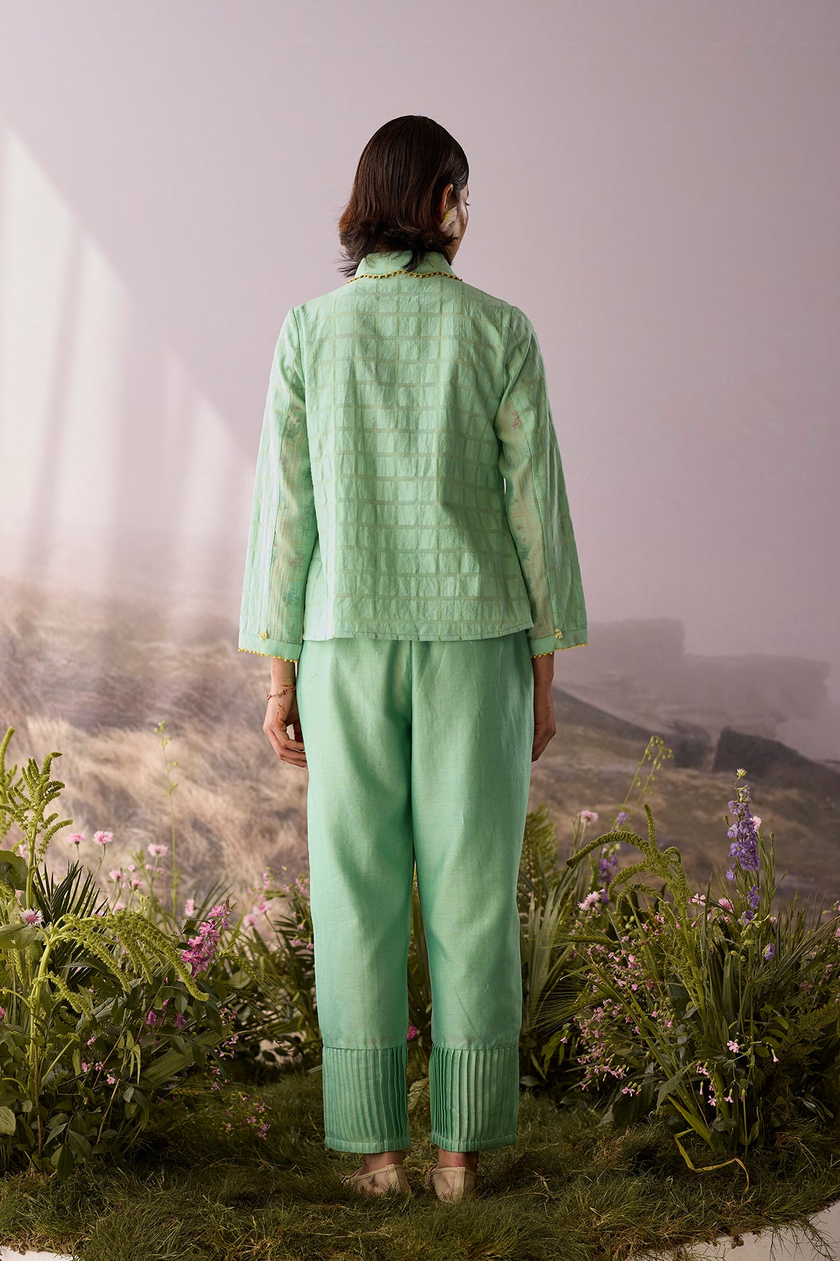 Seaglass Checkered Shirt