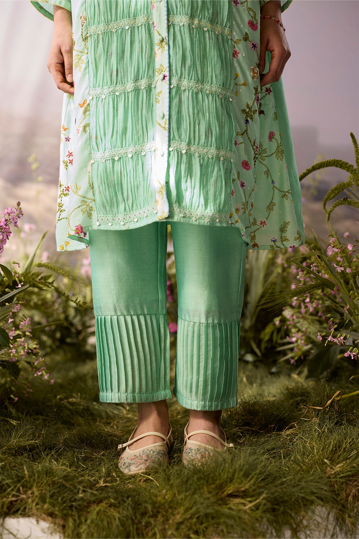 Seaglass Smocked Tunic