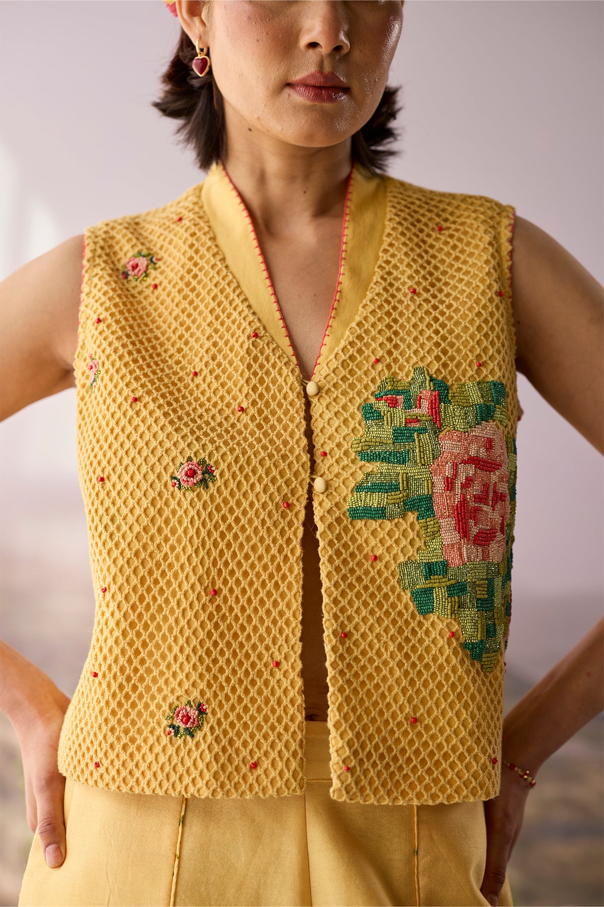 Sunpetal Floral Waistcoat