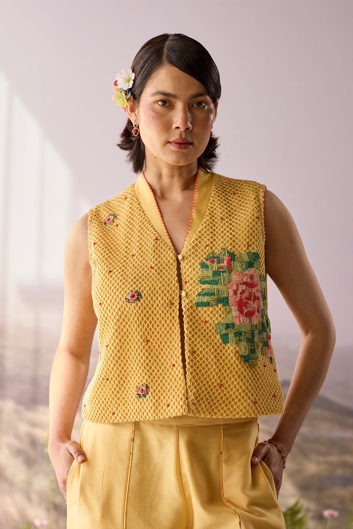 Sunpetal Floral Waistcoat