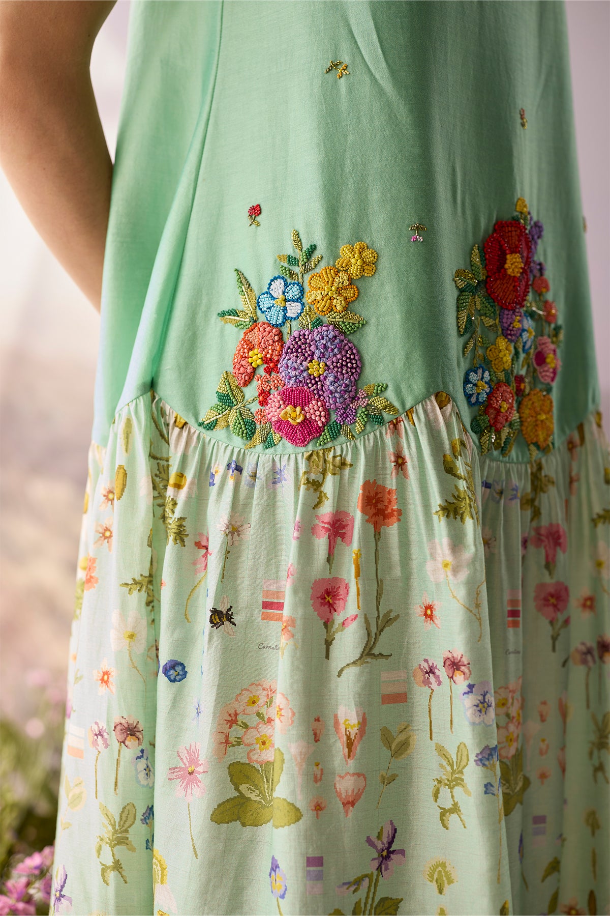 Seaglass Gathered Dress
