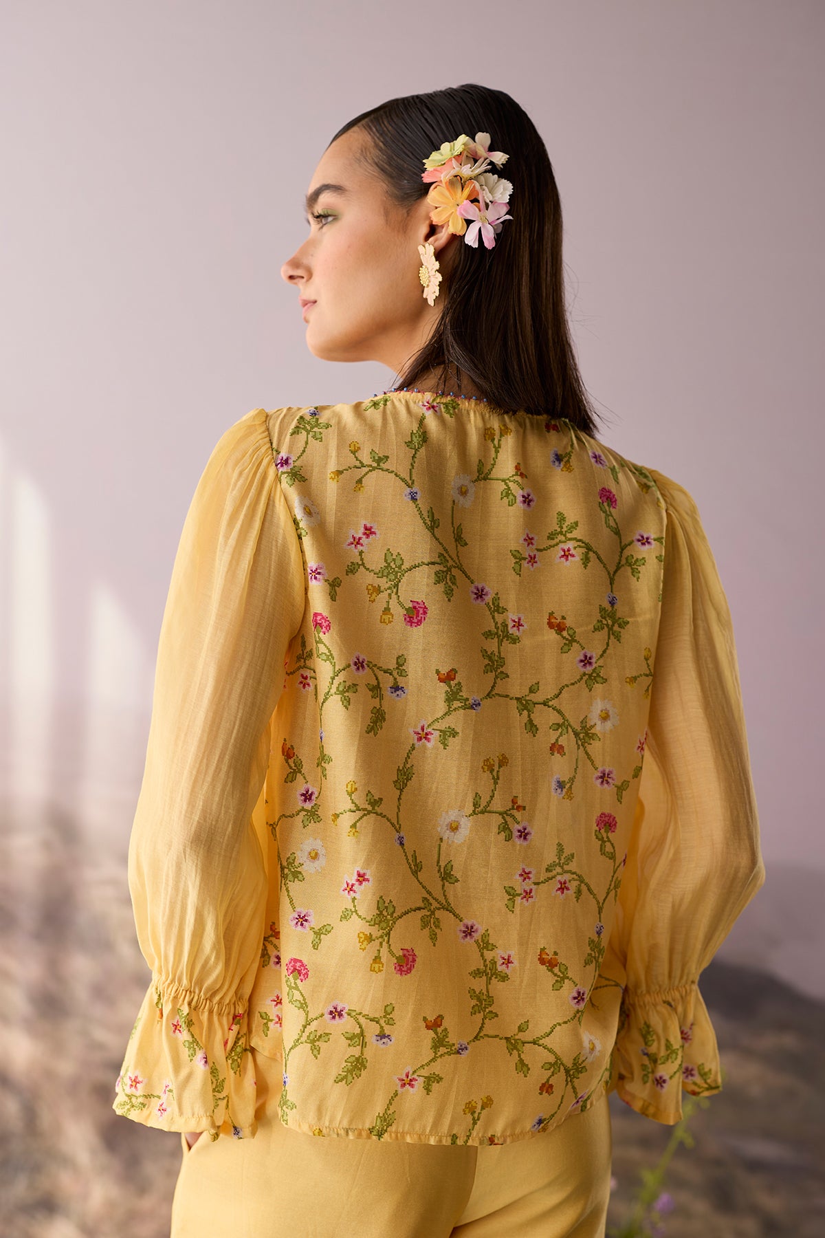 Sunpetal Pintuck Shirt