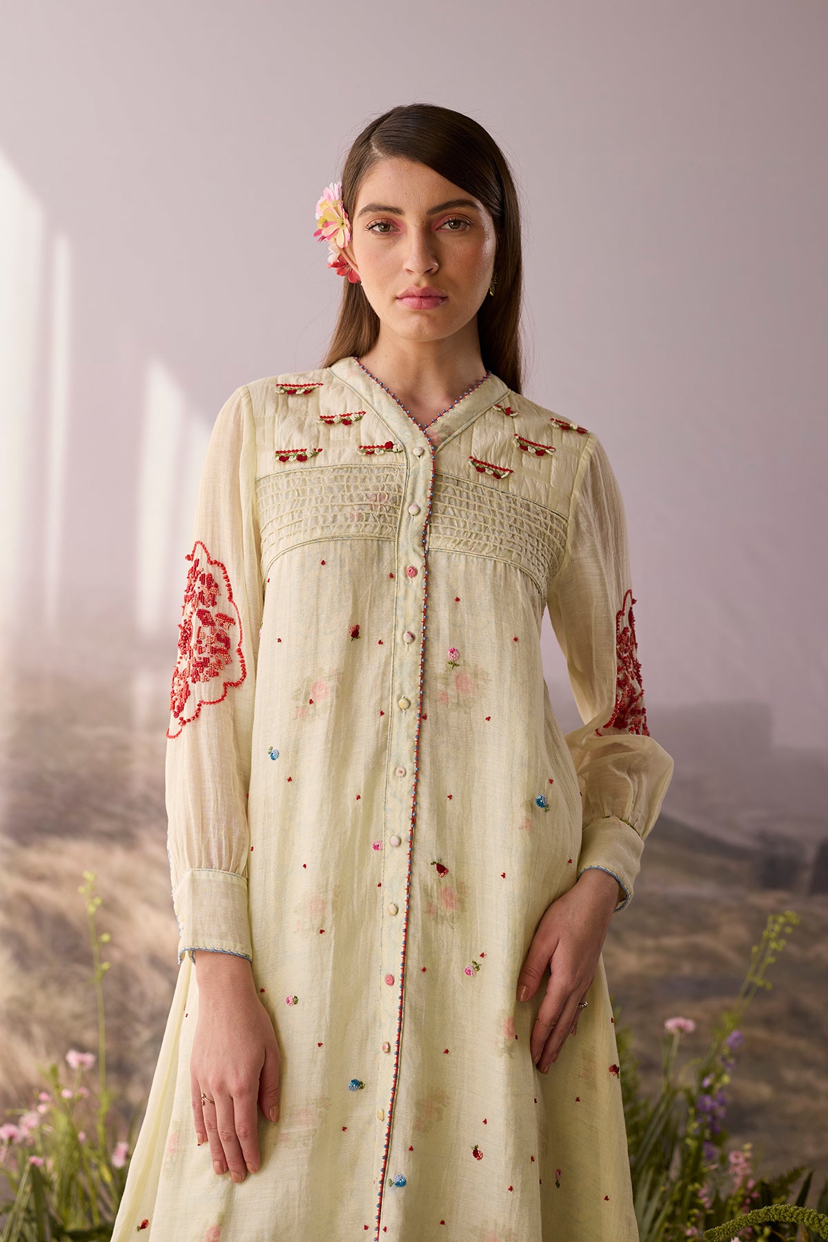 Moonlight Beaded Kurta
