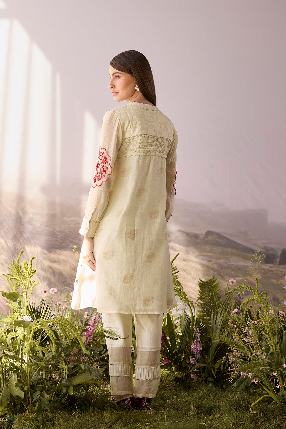 Moonlight Beaded Kurta