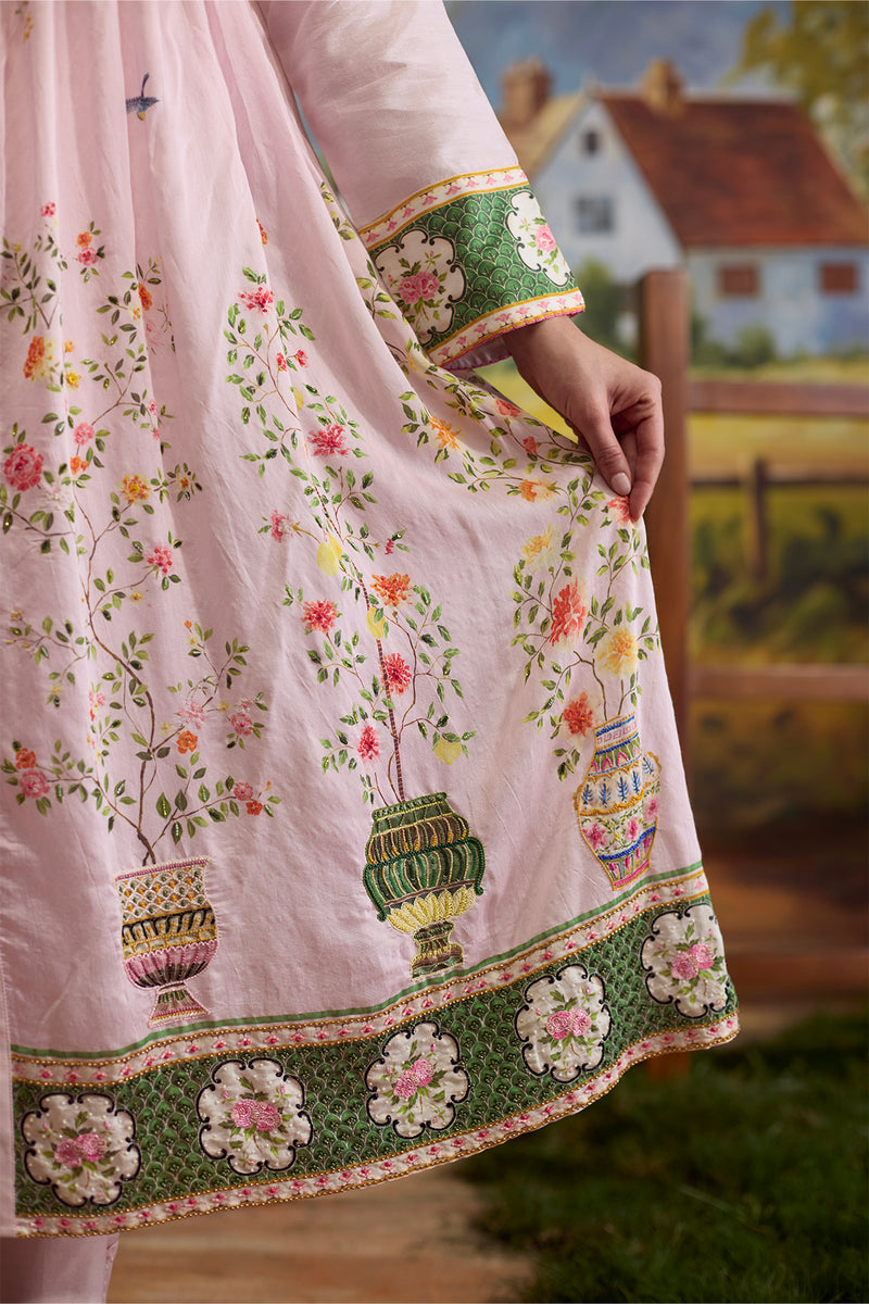 Lavender Pintuck Kurta