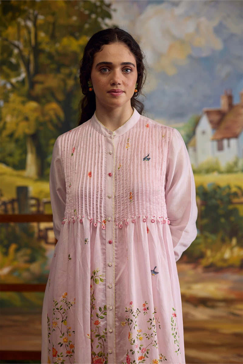Lavender Pintuck Kurta
