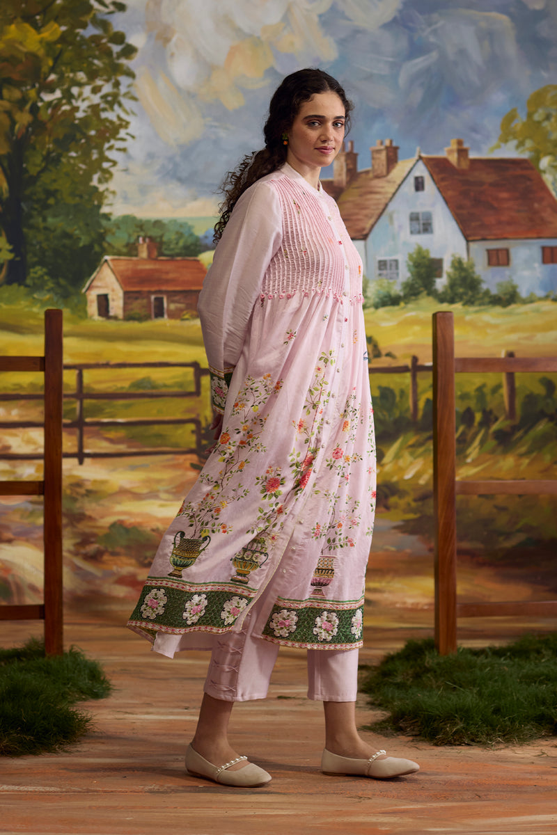 Lavender Pintuck Kurta