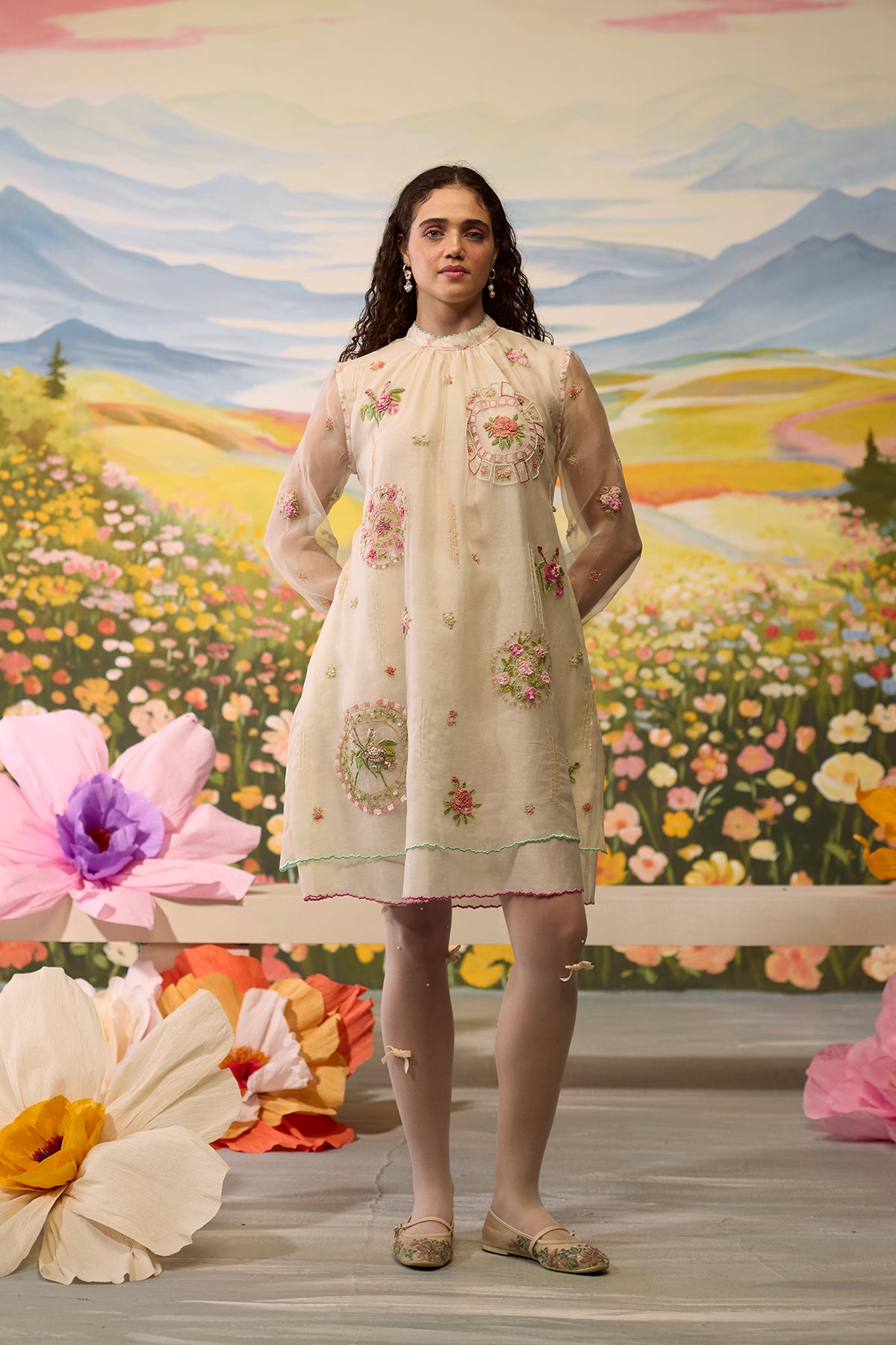 Lumina Embroidered Dress