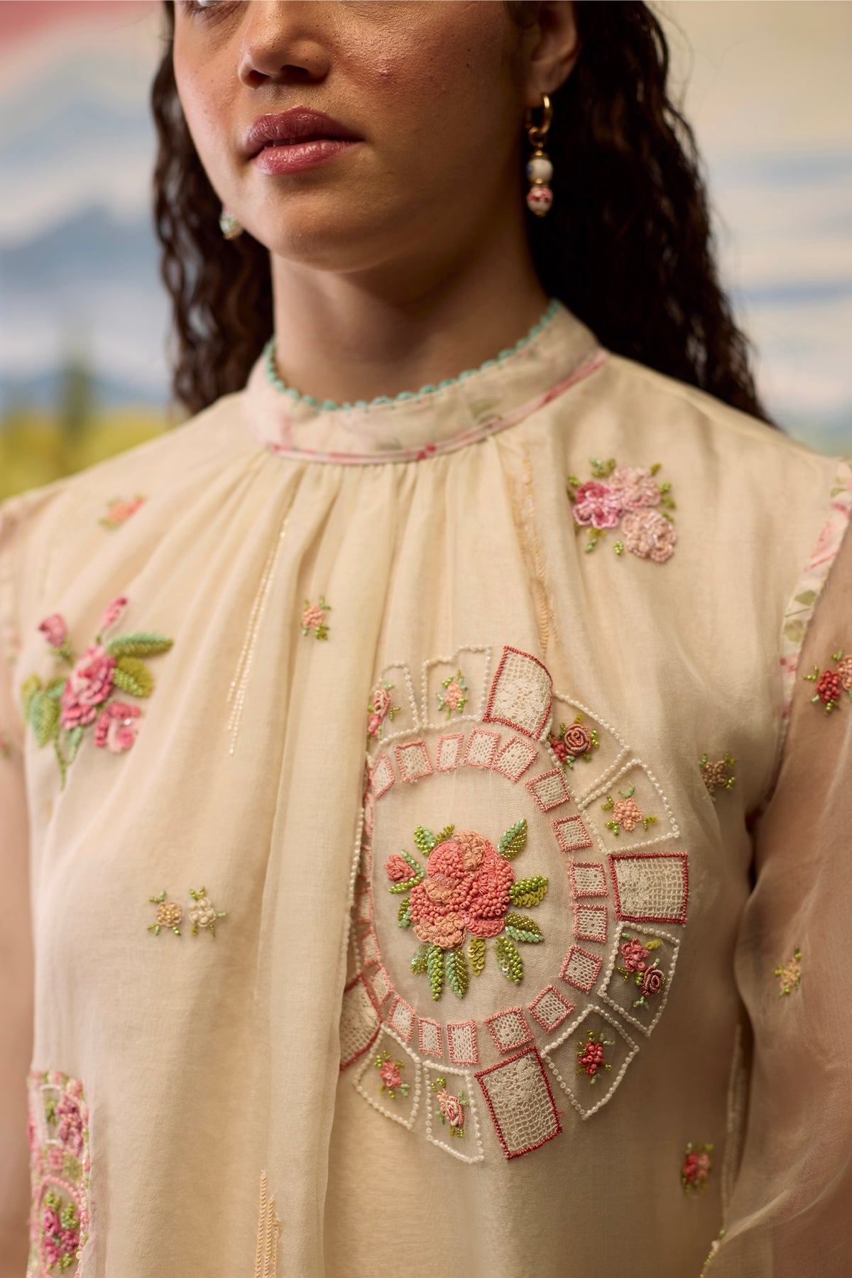 Lumina Embroidered Dress