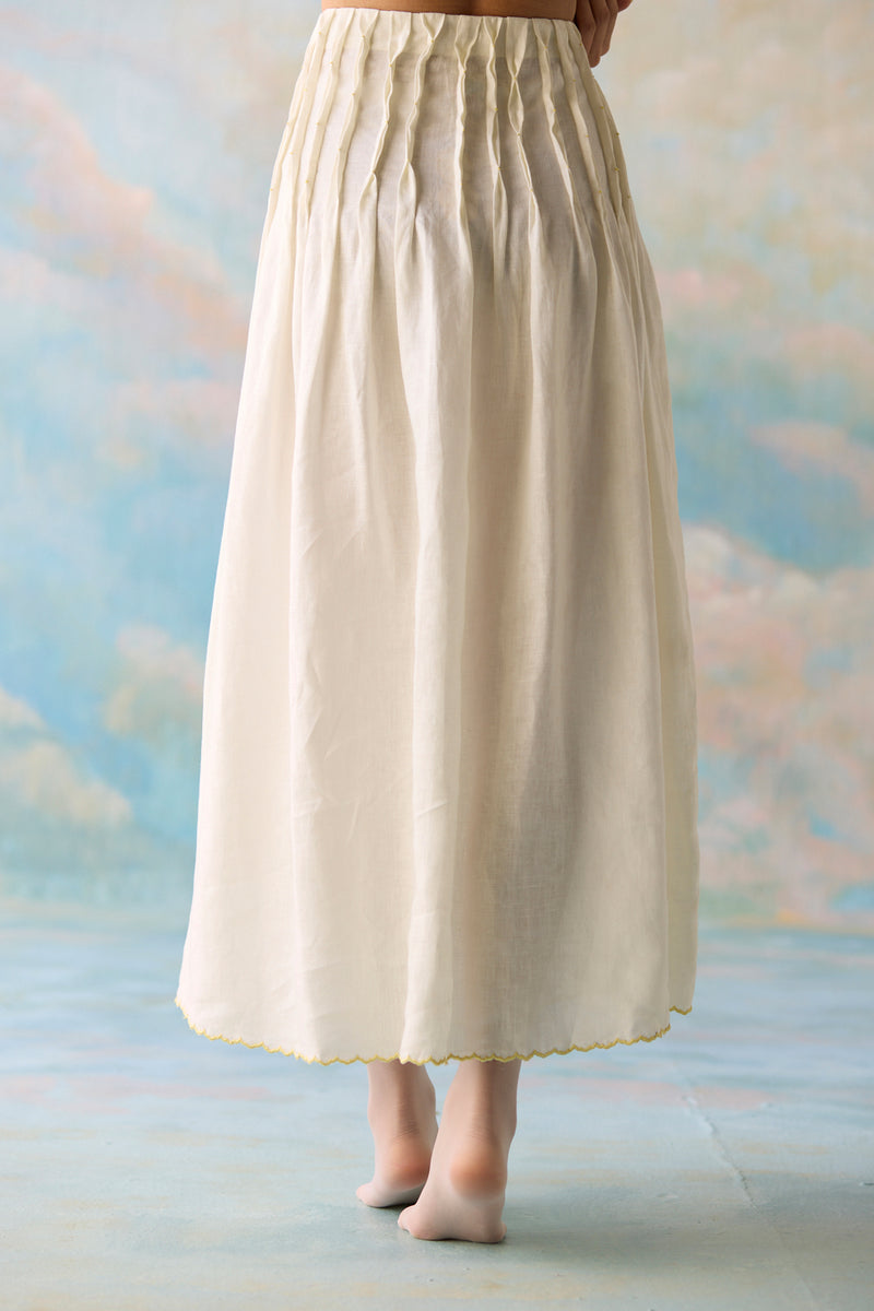 Cloud Smocked Skirt