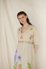 Ash Embroidered Dress