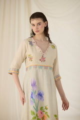 Ash Embroidered Dress