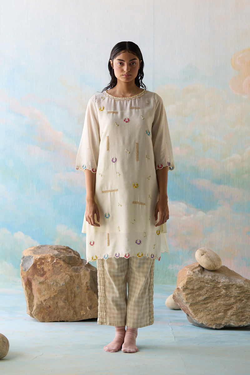 Cloud Embroidered Tunic