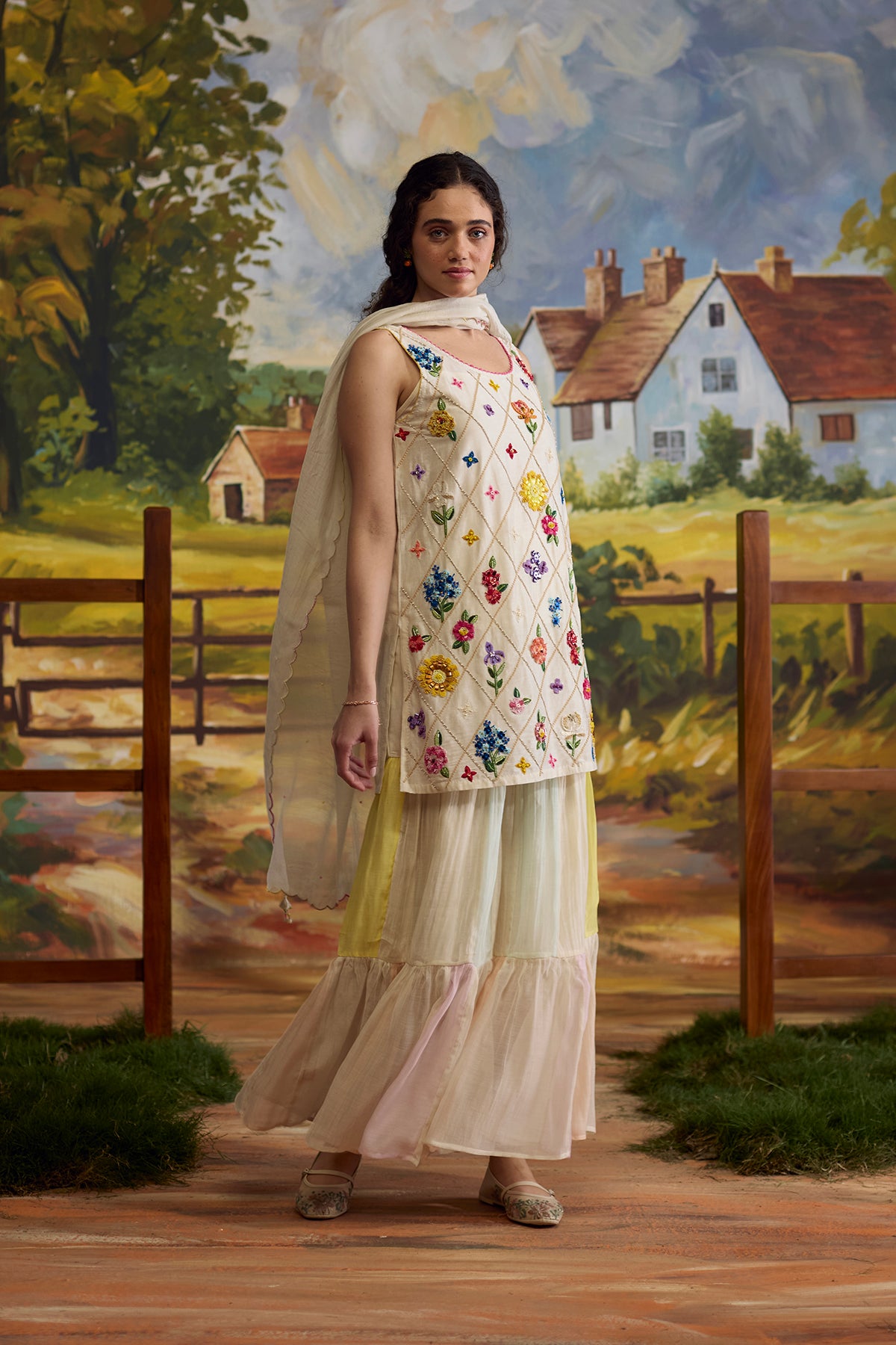 Lumina Floral Kurta