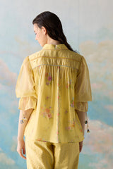 Citrine Floral Shirt