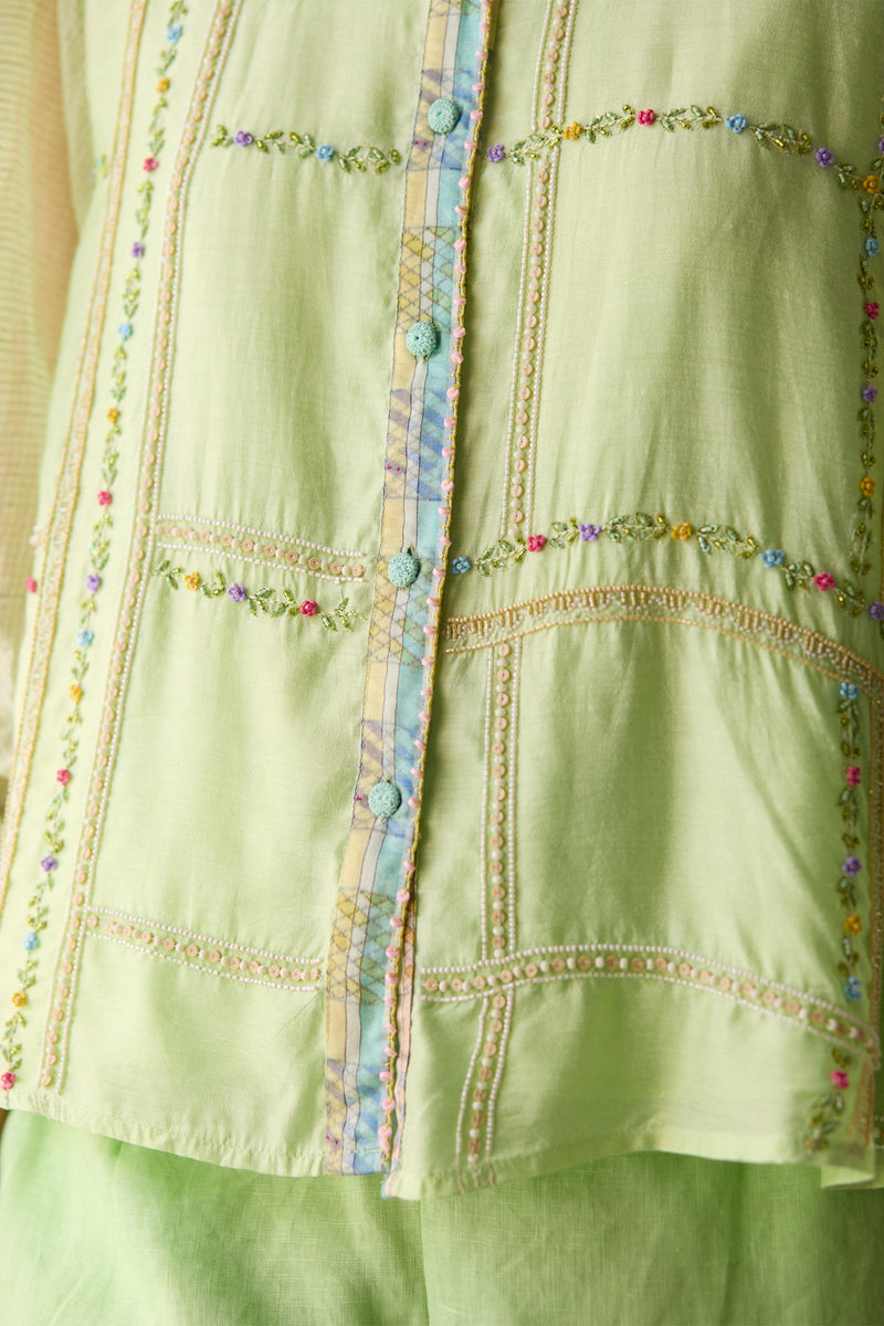 Fern Embroidered Shirt