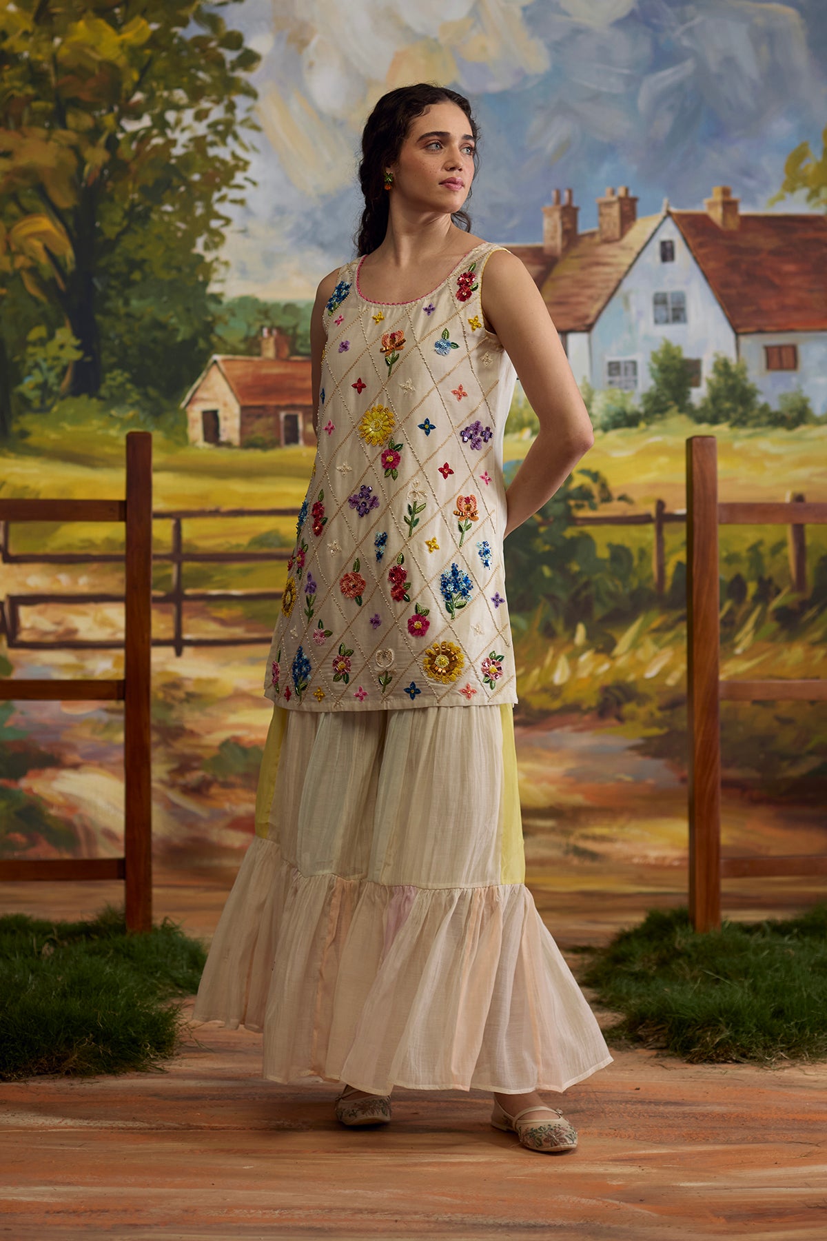 Lumina Floral Kurta