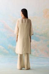 Ash Emboidered Kurta