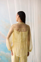 Citrine Sheer Top