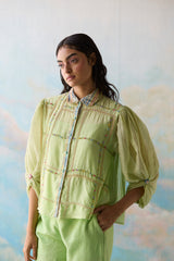 Fern Embroidered Shirt